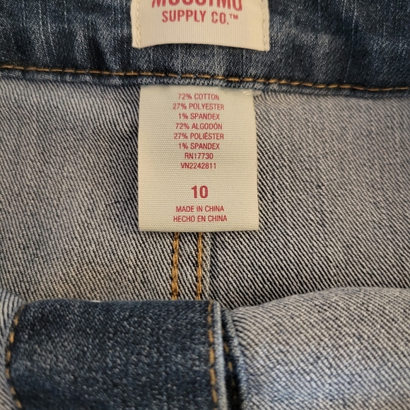 Mossimo denim skirt size 10 button front - Picture 3 of 6